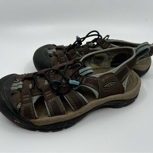 KEEN Women's H2 Brown/light blue (Canton) Outdoor Sandals Size 7